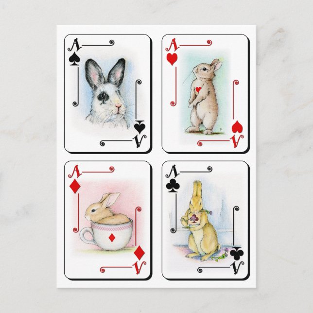 Four of a Kind Postcard (Front)