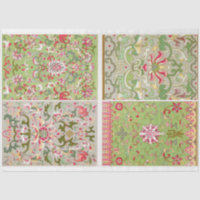 Four Panel Floral Motif