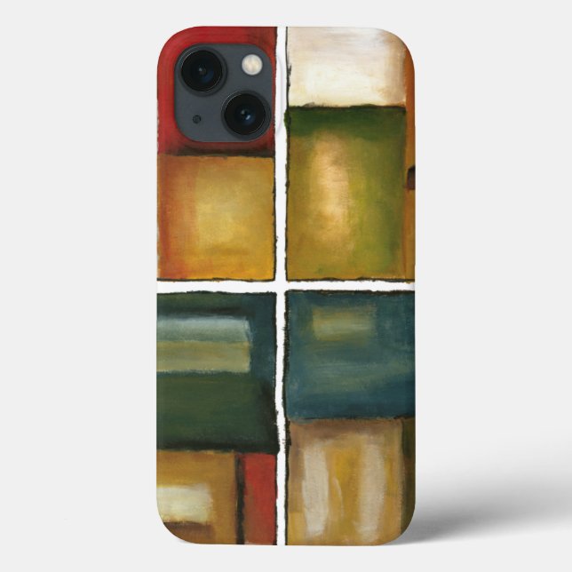 Four Panelled Painting by Jennifer Goldberger Case-Mate iPhone Case (Back)
