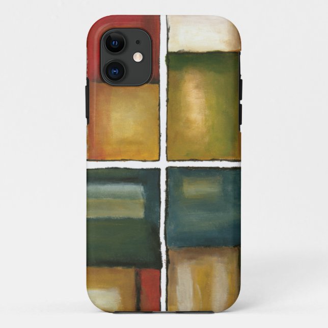 Four Panelled Painting by Jennifer Goldberger Case-Mate iPhone Case (Back)