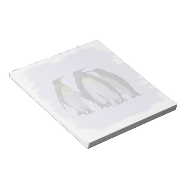 Four Penguins Notepad 5.5x6" (Angled)