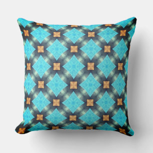 Four Point Baby Blue Star Cushion