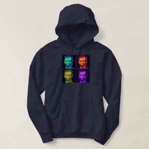 Four Pop Art Abraham Lincolns Hoodie