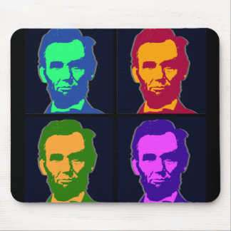 Four Pop Art Abraham Lincolns Mouse Pad