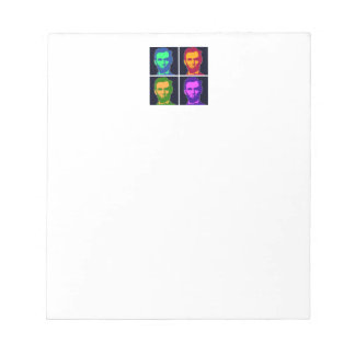 Four Pop Art Abraham Lincolns Notepad