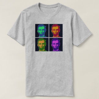 Four Pop Art Abraham Lincolns T-Shirt