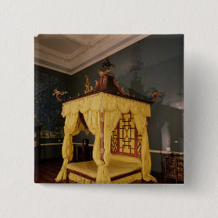 Four Poster Bed, in the Chinese style, 1750s 15 Cm Square Badge