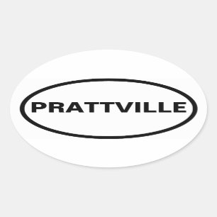 FOUR Prattville, Alabama Oval Sticker