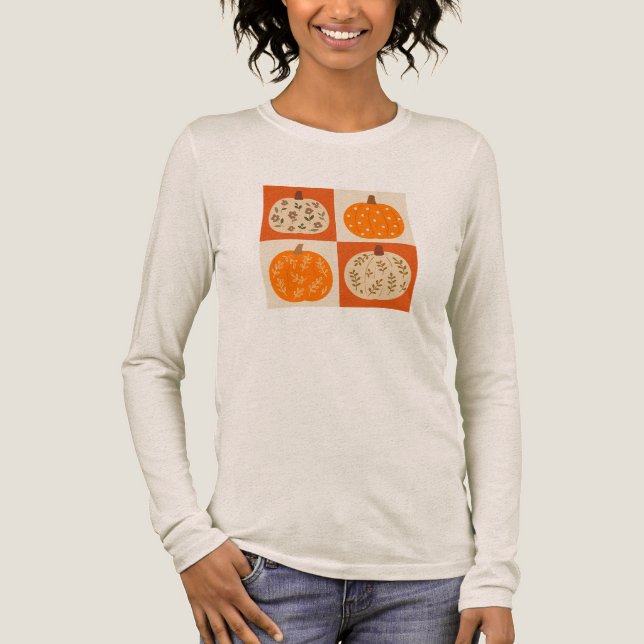 Four Pumpkins Tri-Blend Shirt (Front)