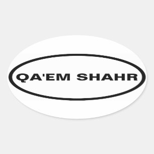 FOUR Qa'em Shahr Oval Sticker
