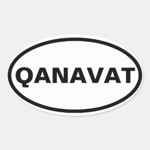 FOUR Qanavat Oval Sticker