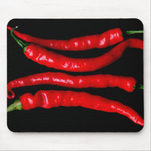 Four Red Chilies mpcn Mouse Pad