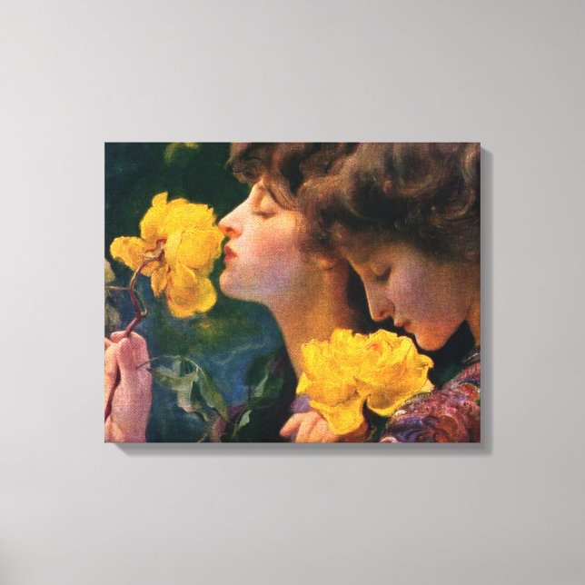 Four Roses by Franz Dvorak Canvas Print (Front)