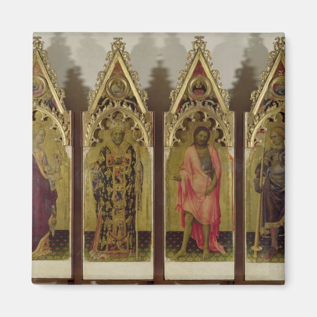 Four Saints from the Quaratesi Polyptych: Mary Mag Magnet (Front)