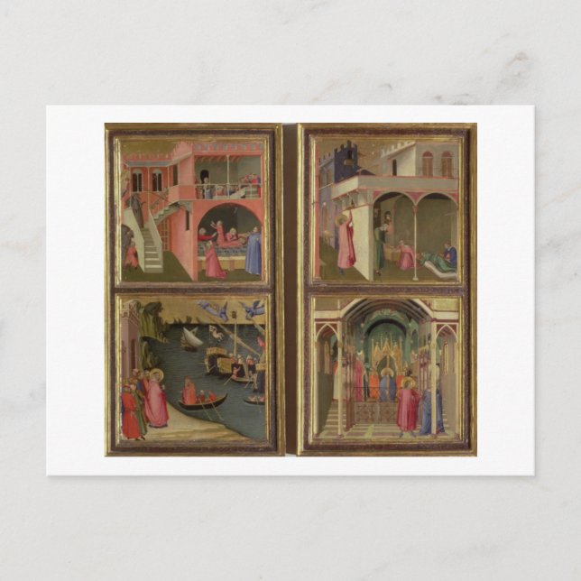 Four Scenes from the Life of St. Nicholas: St. Nic Postcard (Front)