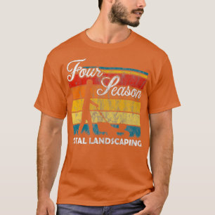 Four Season Total Landscaping Retro Vintage T-Shirt