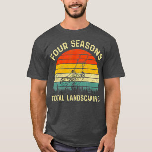 Four Season Total Landscaping Sunset Graphic T-Shirt