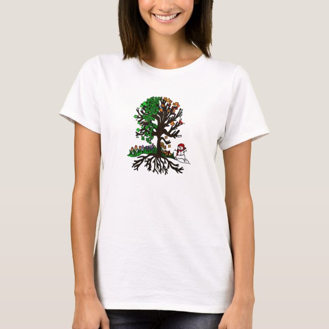 Four Season Tree T-Shirt (Front)