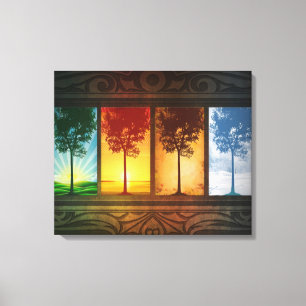Four Seasons Canvas Print