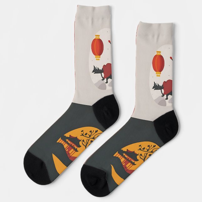 Four Seasons Circle Socks (Left)