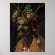 Four Seasons - Giuseppe Arcimboldo Fine Art Poster