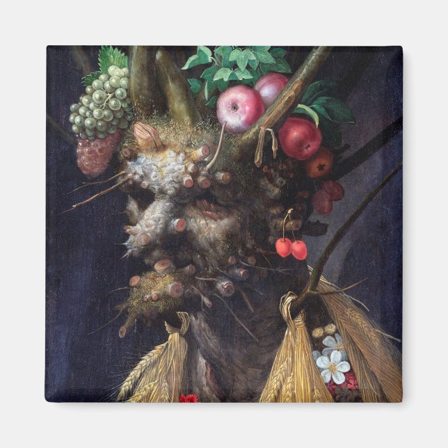 Four Seasons in One Head, Arcimboldo Magnet (Front)