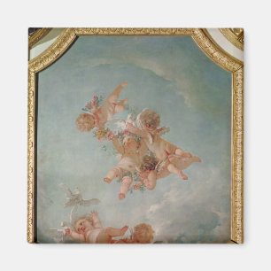 Four Seasons in the Salle du Conseil - Spring Magnet