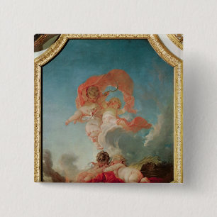 Four Seasons in the Salle du Conseil - Summer 15 Cm Square Badge