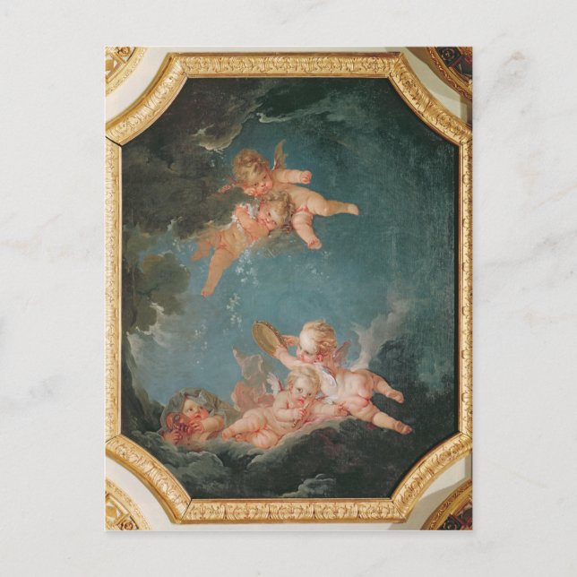 Four Seasons in the Salle du Conseil  - Winter Postcard (Front)