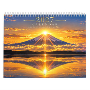 Four Seasons of Mt. Fuji 2027 Wall Calendar