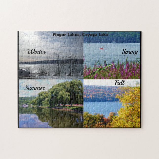 FOUR SEASONS ON CAYUGA LAKE Puzzle (Horizontal)