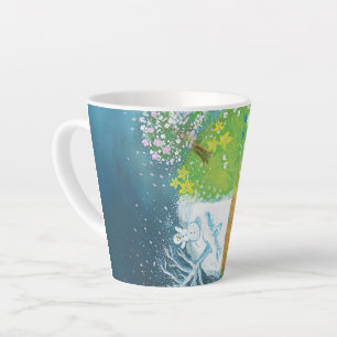 Four Seasons on Earth Latte Mug