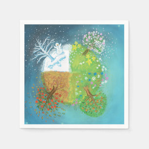Four Seasons on Earth   Napkin