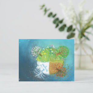 Four Seasons on Earth Postcard