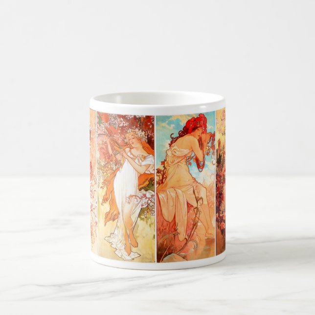 Four Seasons original series Mucha mug (Center)