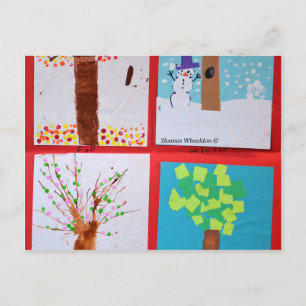 Four Seasons Postcard
