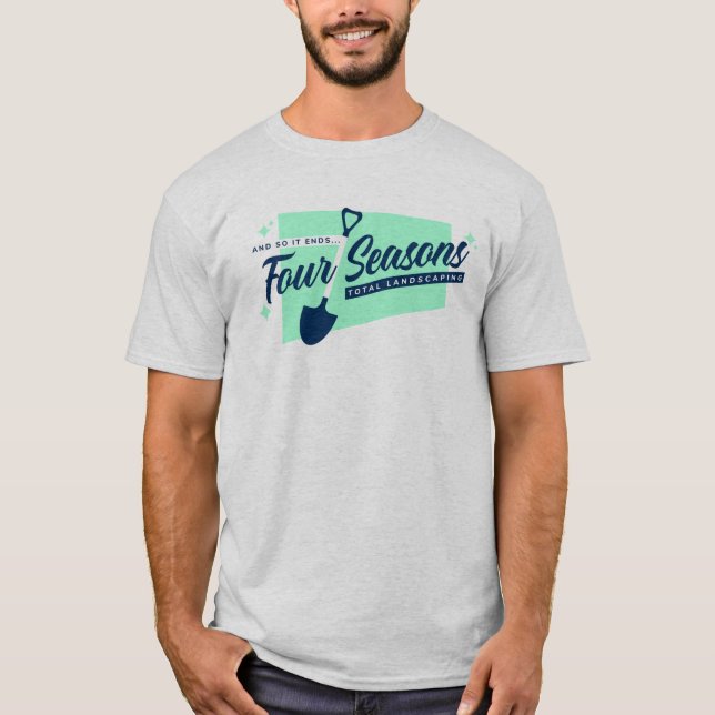 Four Seasons Total Landscaping Men's Tshirt (Front)