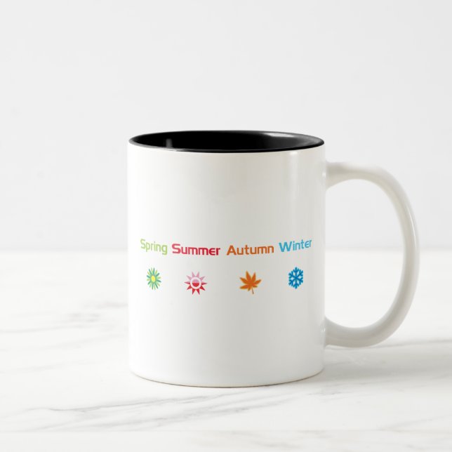 Four Seasons Two-Tone Coffee Mug (Right)