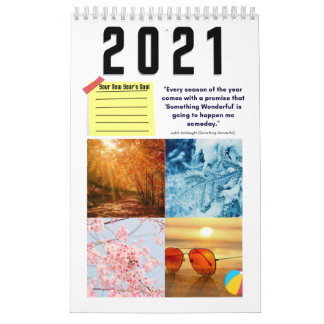 Four Seasons - Winter, Spring, Summer & Autumn Calendar