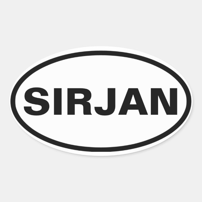 FOUR Sirjan Oval Sticker (Front)