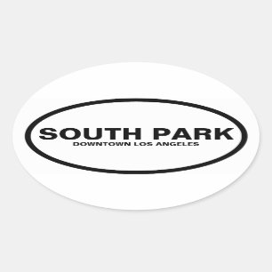 FOUR "South Park", Downtown LA Oval Sticker
