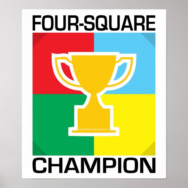 Four-Square Champion Poster (Front)