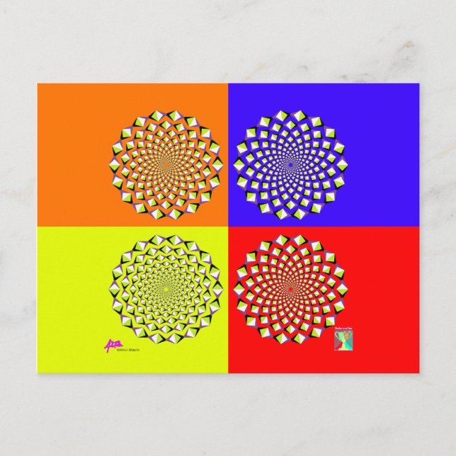 Four Squares Postcard (Front)