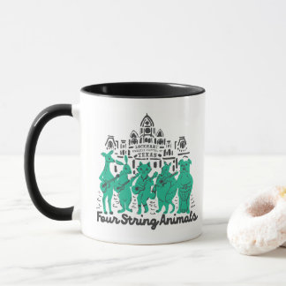 Four String Animals Band Mug