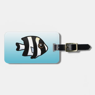 Four Stripe Damselfish Luggage Tag