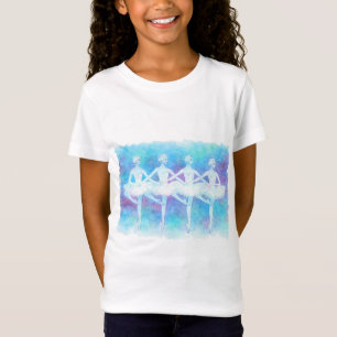 Four Swan Dance Baby Doll T-Shirt