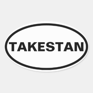 FOUR Takestan Oval Sticker
