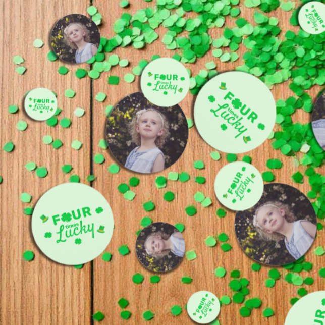 Four Times Lucky 4th Birthday Confetti (Creator Uploaded)