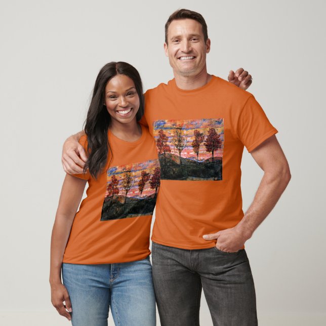 Four Trees, art by Egon Schiele, T-Shirt (Unisex)