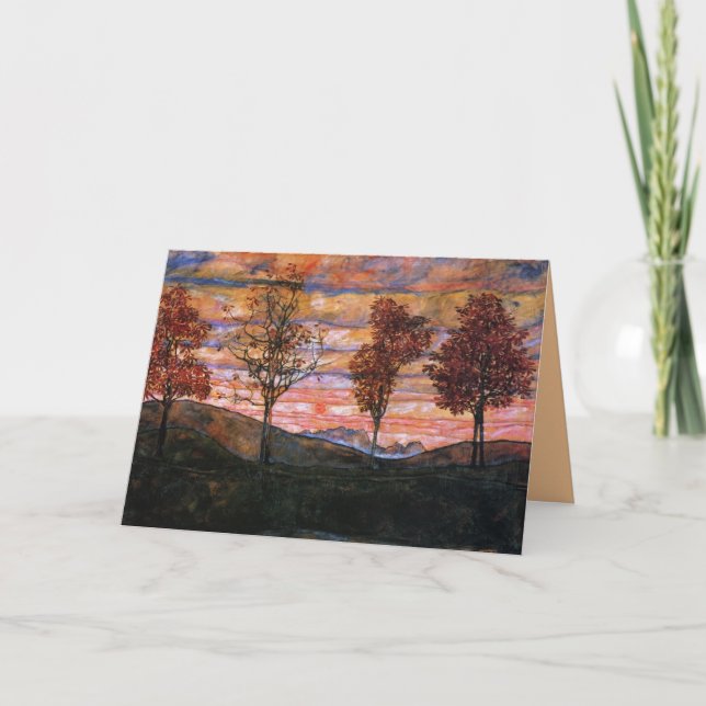 Four Trees Card (Front)